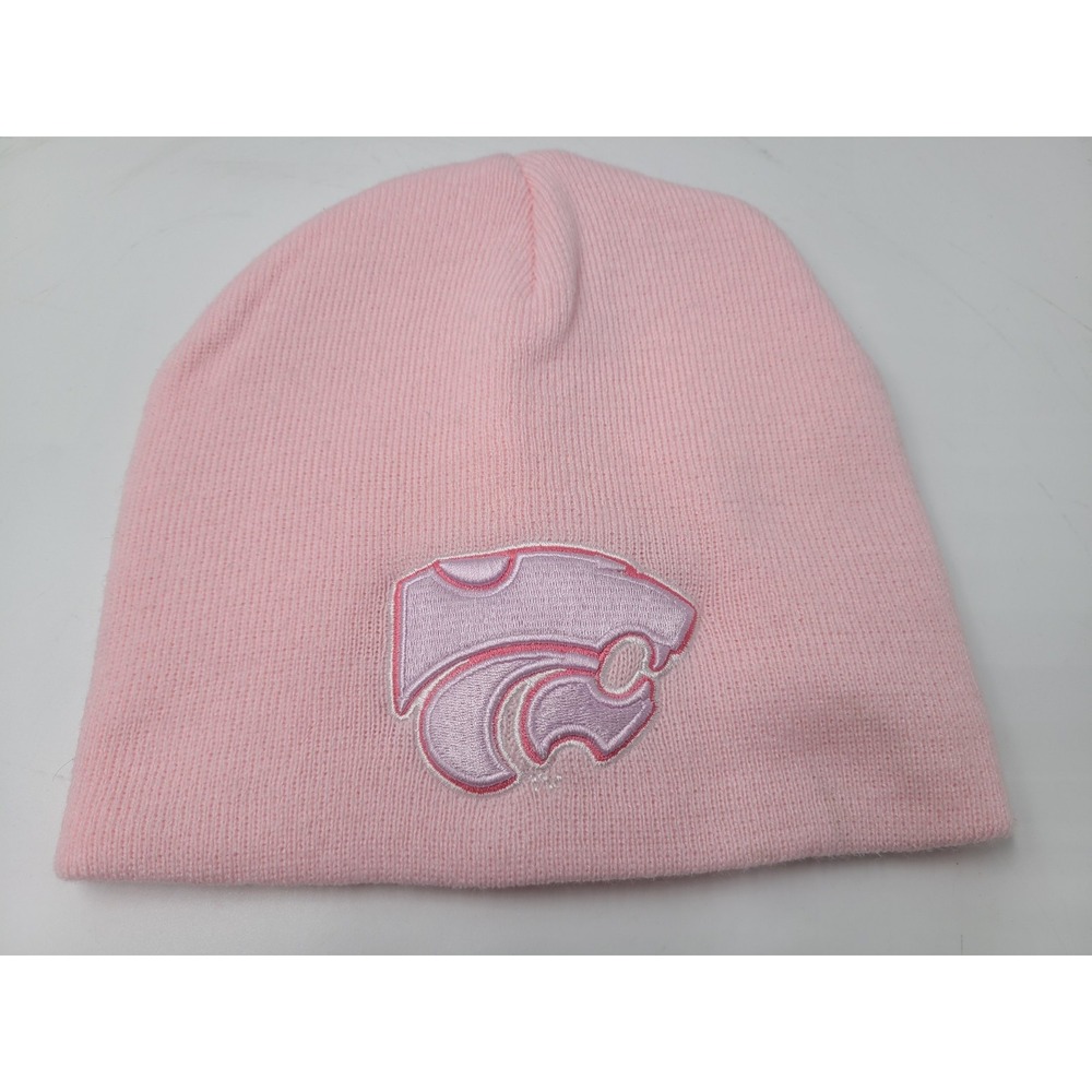 Women Kansas State University Wildcats Beanie Winter Knit Hat Stocking Cap NCAA